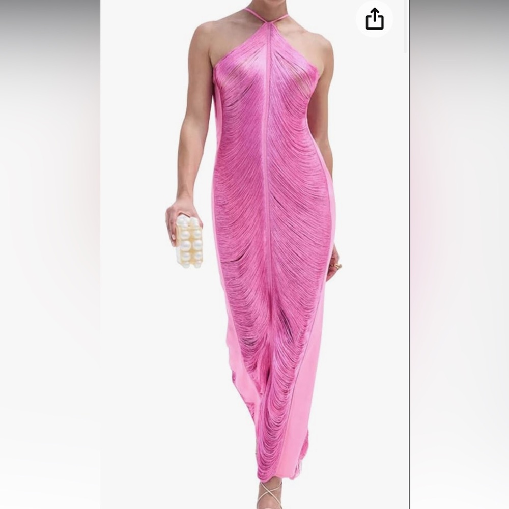 CULT GAIA RENATA Gown pink replica